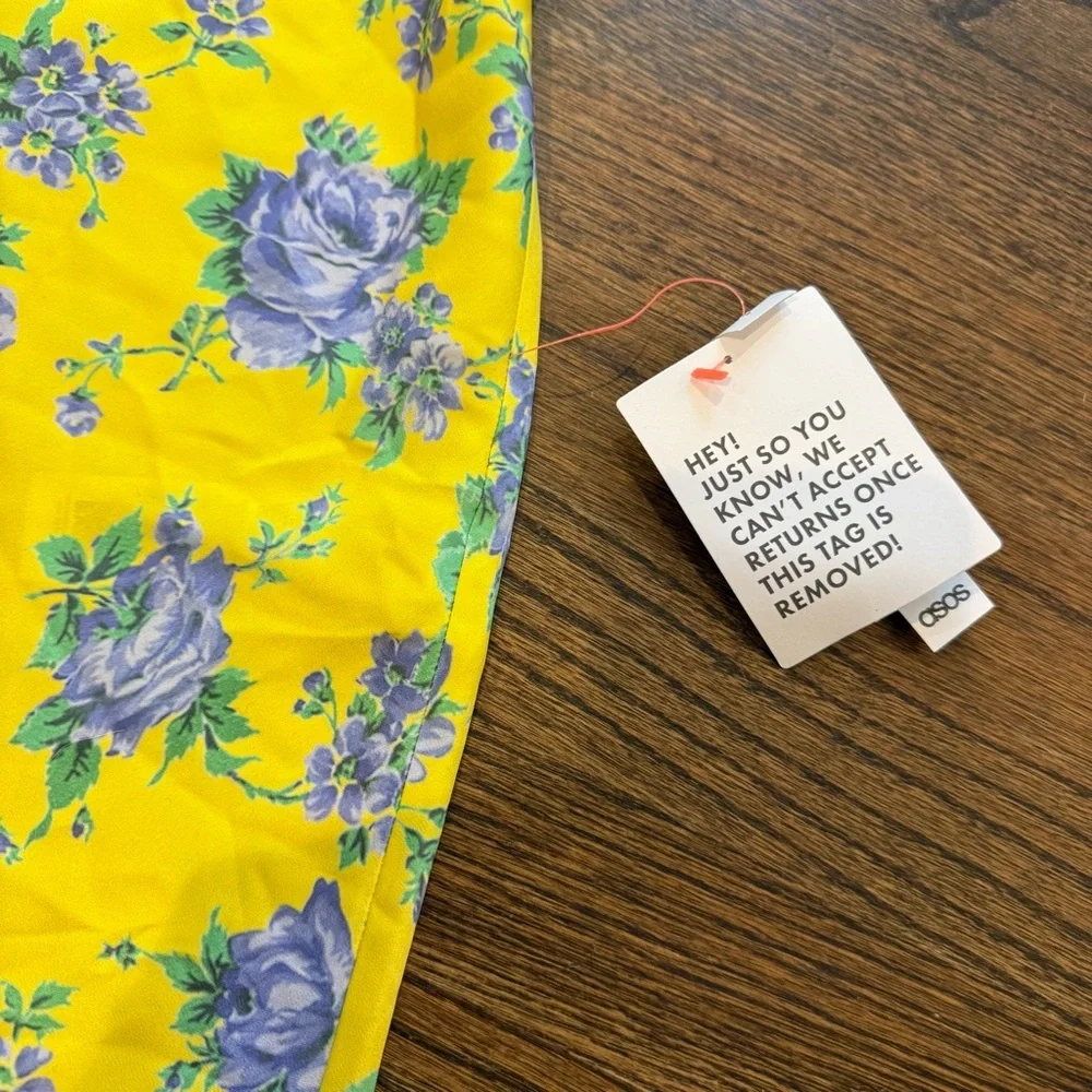 Floral Yellow Dress - Picture 5 of 12